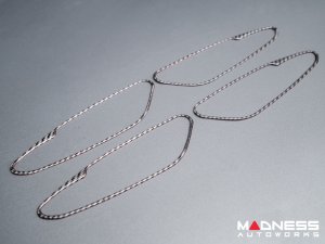 Alfa Romeo Stelvio Interior Door Handle Surround Trim Kit - Carbon Fiber - Flexible / Self Adhesive Alfa Romeo Stelvio Interior Door Handle Surround Trim Kit - Carbon Fiber - Flexible / Self Adhesive